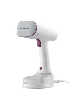 BRAUN GARMENT STEAMER 150ML 1200W WH/PUR