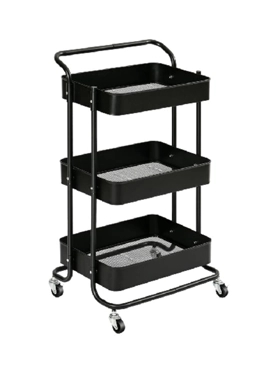 PARFAIT 3 TIERS MULTI-USE TROLLEY-BLACK
