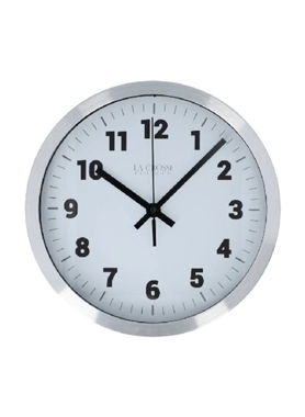LA CROSSE WALL CLOCK 25CM BRUSHED METAL