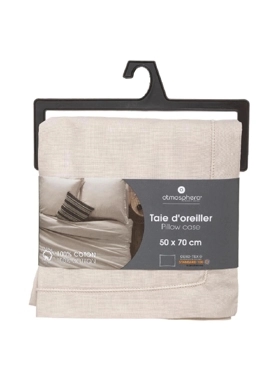 CARINA SQURE PILLOWCASE LINEN50X70CM