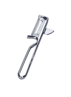 GEFU STEEL HANDLE UNIVERSAL PEELER SIL