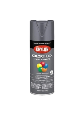 KRYLON COLORMAX GLOSS SMOKE GRAY 340G