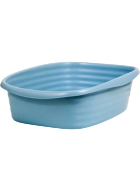 ARM & HAMMER WAVE RIMMED LITTER PAN BLUE