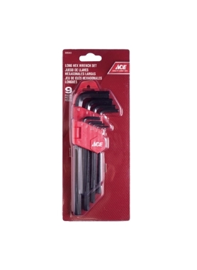 ACE 9PCS FOLDING HEX WRENCH SET 1.5-6MM