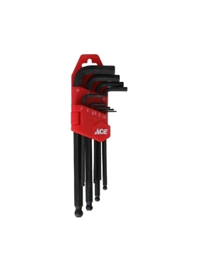 ACE BALL POINT LONG HEX WRENCH 9PC/SET