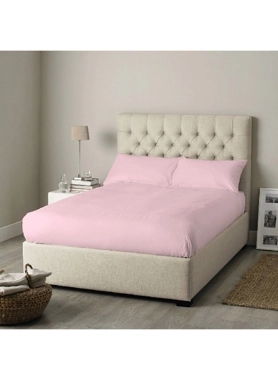 CELIA FITED SHEET QUEEN PNK150X200+30CM