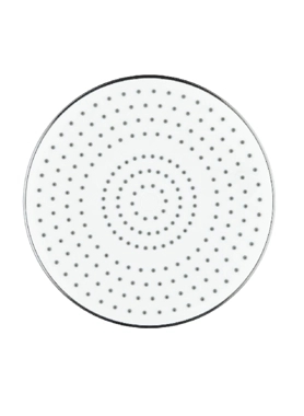 AQUA DROP SHOWER HEAD 22.5CM CHROM&WHITE