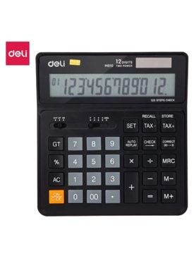 DELI DESKTOP CALCULATOR 12 DIGITS + TAX