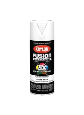 KRYLON FUSION SPRAY PAINT MATTE WHT 340G