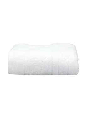 CANNON BATH TOWEL 70X140CM JACKARD WHT