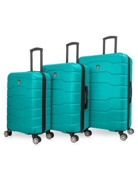 TUCCI CAMMINO LUGGAGE 3PC SET HARD TEAL