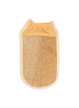 HONEYBEE NATURAL POUCH IN BATH LOOFAH