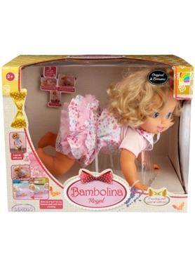 BAMBOLINA ROYAL DOLL LEARNING TO CRAWL