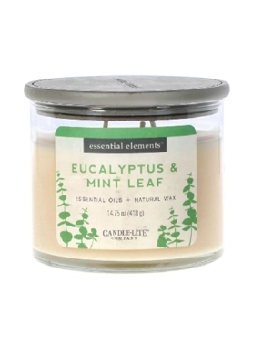 CANDLE-LITE EUCALYPTUS & MINT LEAF 436ML