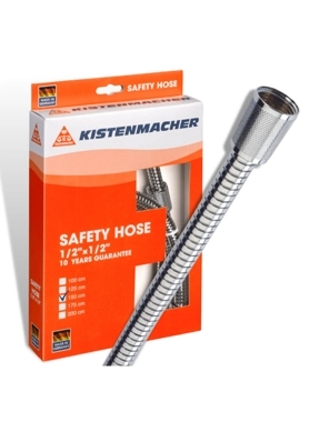 Kistenmacher - Double Agraff Flexible Stainless Steel Shower Hose Silver 150 cm 5140P 12