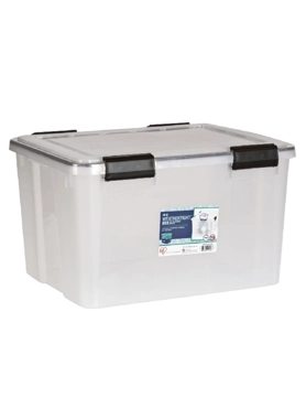 IRIS STORAGE BOX 46.6QT TIGHT CLEAR