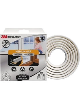 3M - Premium Medium Gap lnsulation Seal White 6 m