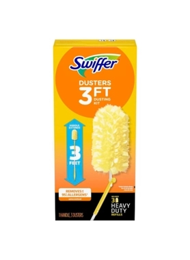 Swiffer - 360º Extendable Heavy Duty Fiber Head Duster Yellow 3ft 25.5 x 20.4 x 29.72 cm