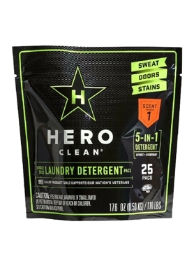 HERO CLEAN DETERGENT POD 25PCS/PK