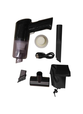 Wagan - 75W Portable Cordless Handheld Vacuum Cleaner Black 7.1 x 19 x 20 cm