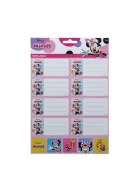 Disney - Minnie Mouse School Name Labels Multicolour 20 x 15.8 x 0.1 cm