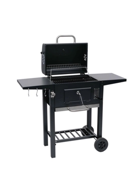 Master Cook - Durable Deluxe Charcoal Grill Black 45.72 cm