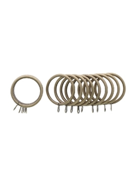 MICASA RINGS 28MM 15PCS/PK ANTIQUE BRASS