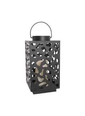 CELIA LANTERN METAL CANDLE 16×16×35CM