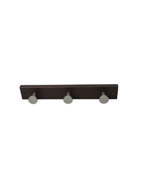 HOOK RACK 3H BEECH WOOD WENGUE