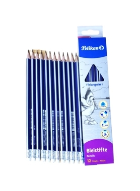 PELIKAN HB PENCIL 12PCS WITH SHARPENER