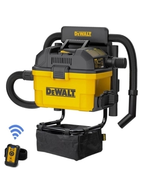 DEWALT GARAGE VAC WET/DRY W/RMT 23L1100W