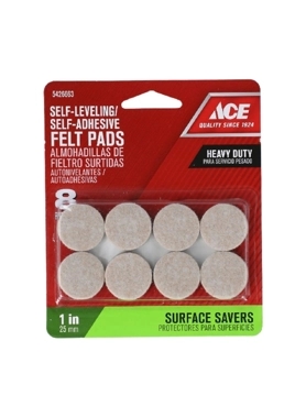 ACE SELF LEVELING FELT PAD 1in 8PCS
