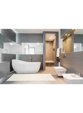 REVE BEIGE ANTISLIP BATHMAT 180*65CM