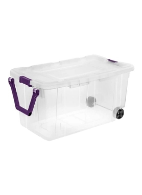 STERILITE STORAGE BOX WHEELED TOTE 151L