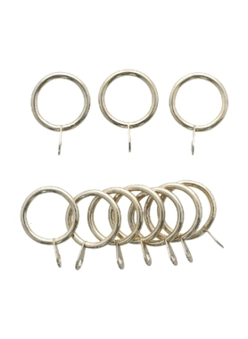 MICASA 10-PIECE CURTAIN RING 19MM GOLD