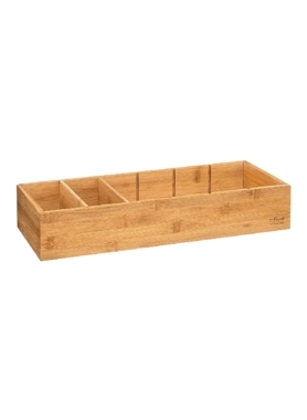 F.S.S. BAMBOO ORGANIZER 3BIN 15X38CM