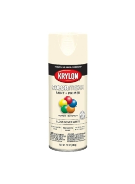 KRYLON COLORMAXX GLOSS DOVER WHITE 340G