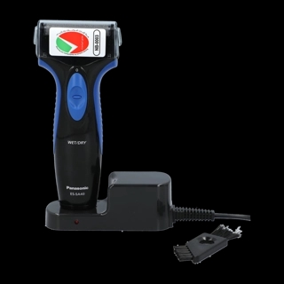 Panasonic - 1.2W Rechargeable Wet and Dry Cordless Washable Shaver Black and Blue 22.2 x 14.8 x 6.4 cm