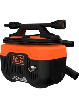 Black+Decker - 1300W 110 Bar Subcompact Corded Pressure Washer Black and Orange 30 x 20 x 30 cm