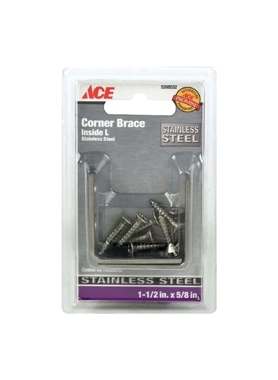 ACE STEEL INSIDE LCORNER BRACE1 1/ X5/8"