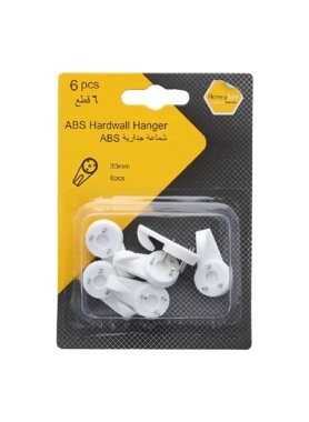 HONEYBEE HARDWALL HANGER 30MM 6PCS ABS