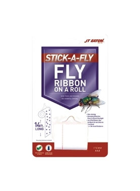 STICK-A-FLY FLY RIBBON ON ROLL WHT 5.48M