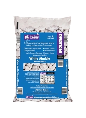 Pavestone - Decorative Landscape Marble Chips White 14 L