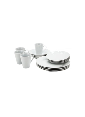 BIEN SERVI DINNER SET 16PC WHITE