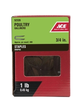 ACE POULTRY STAPLE 1.9CM(3/4in)