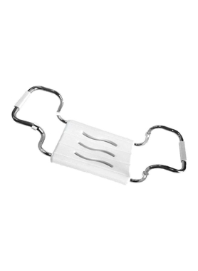 PRIMANOVA BATHTUB SEAT STEEL CHROME WHTE