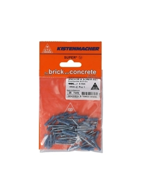KISTENMACHER 25P ANCHOR SCREW SET 4X20MM