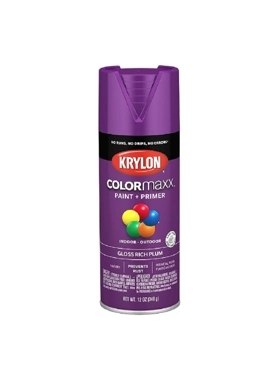KRYLON COLORMAXX GLOSS RICH PLUM 340G