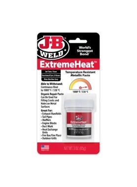 J-B Weld - Temperature Resistant Metallic Extreme Heat Paste Grey 3 oz