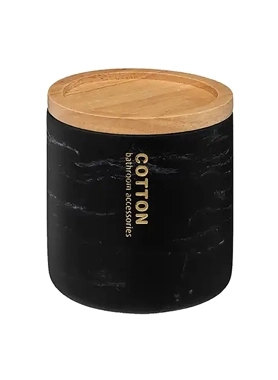 FIVE SIMPLY SMART COTTON JAR BLACK LEA